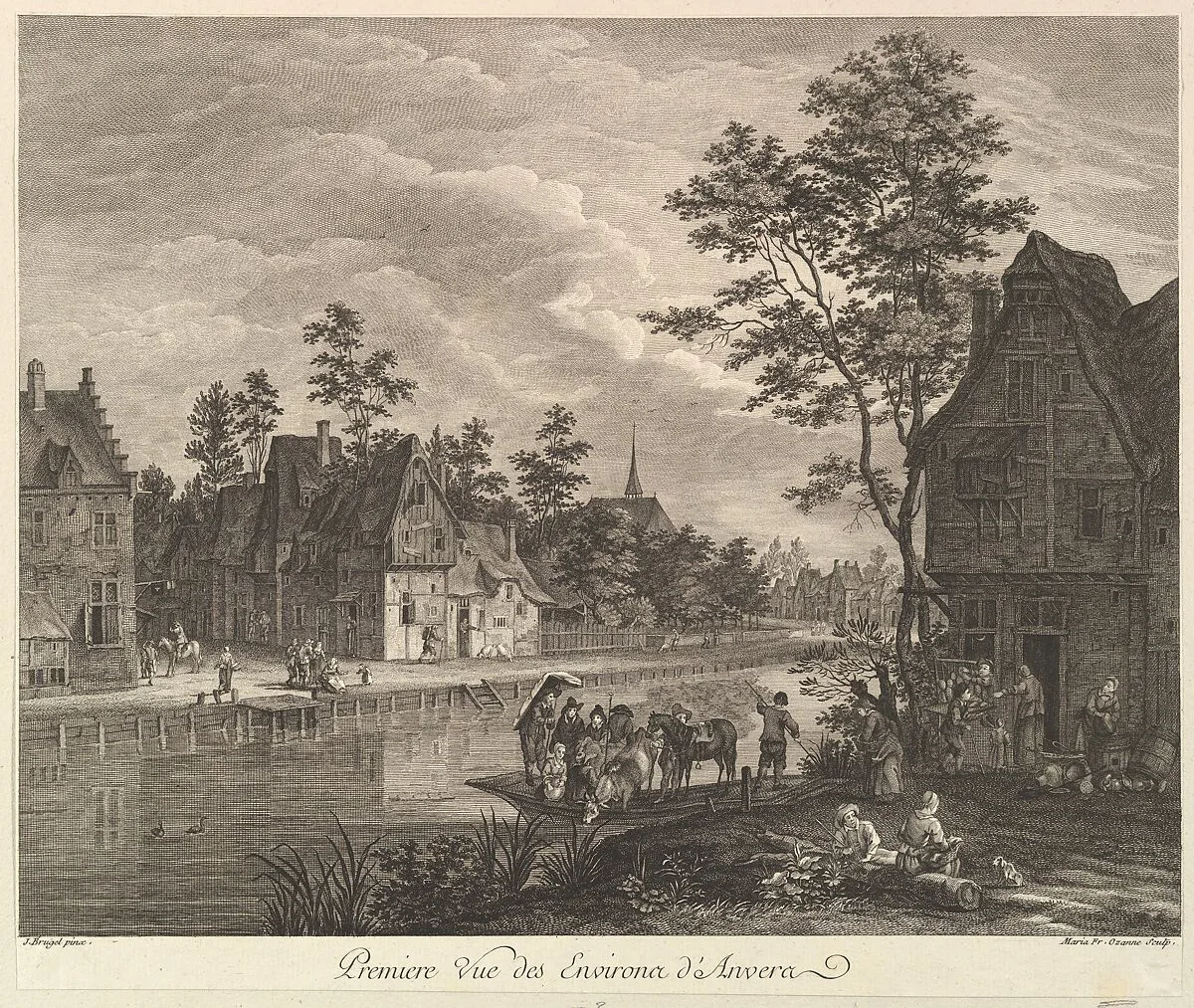 First View of the Environs of Antwerp (Premiere Vue des Environs d'Anvers) — Jan Brueghel the Elder|Maria Fr. Ozanne