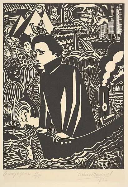The Voyager (Le Voyageur) — Frans Masereel