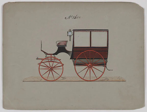 Design for Omnibus or Wagonette, no. 3624 — Brewster & Co.