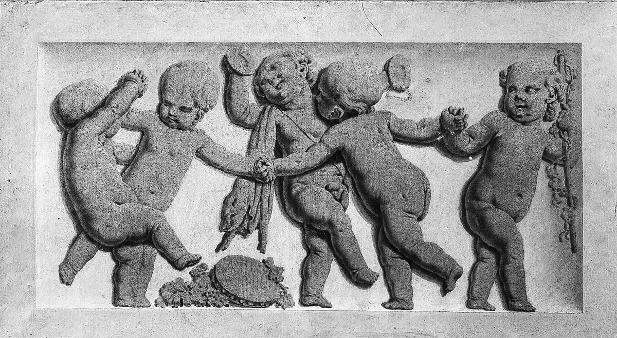 Dancing children (one of a pair) — Donatello|French Painter