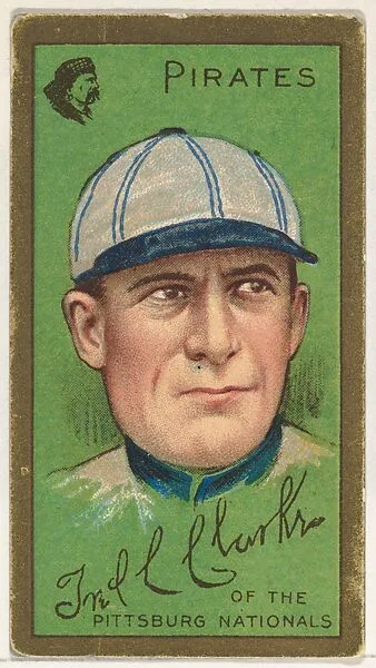 Fred Clarke, Pittsburgh Pirates, National League, from the "Baseball Series" (Gold Borders) set (T205) issued by the American Tobacco Company — American Tobacco Company