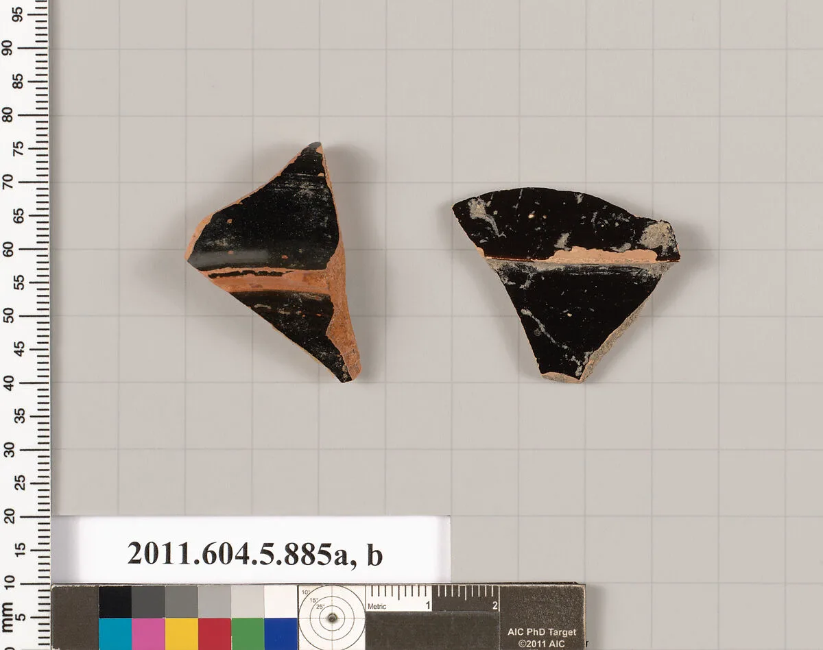 Terracotta fragments of kylikes (drinking cups) — Unknown