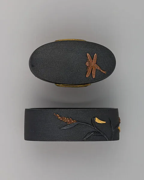 Sword-Hilt Collar and Pommel (Fuchigashira) — Unknown
