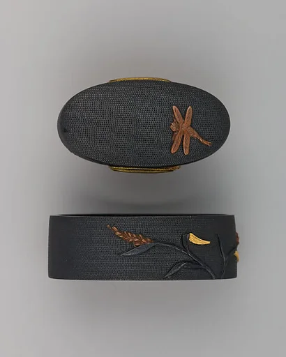 Sword-Hilt Collar and Pommel (Fuchigashira)