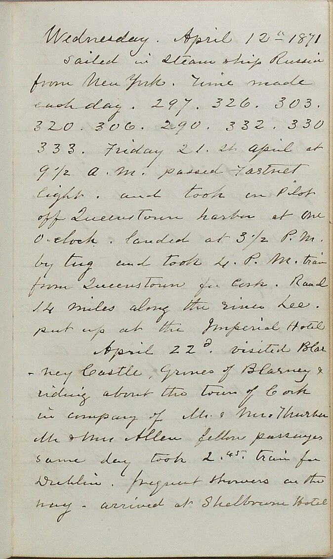 Diaries of Samuel P. Avery — Samuel Putnam Avery Sr.