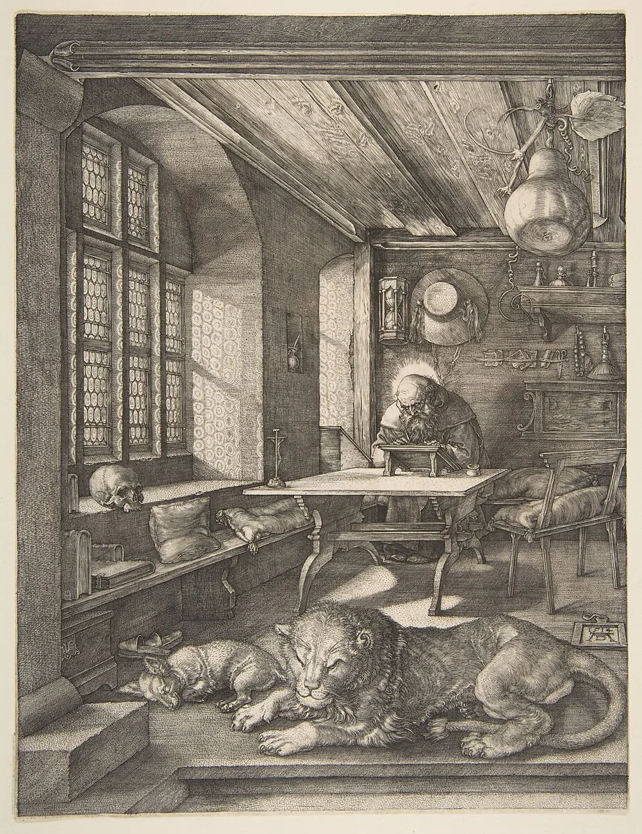 Saint Jerome in His Study — Albrecht Dürer