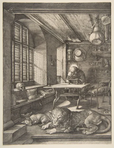 Saint Jerome in His Study