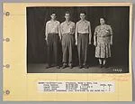 [James Renallo, August Zuccaro, Sergio Zampa, and Antionette Schiavione; Full-Length Mugshot from the Chicago Police Department]