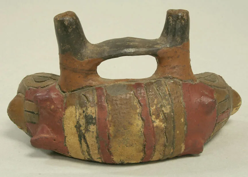 Double Spouted Vessel with Snake — Unknown