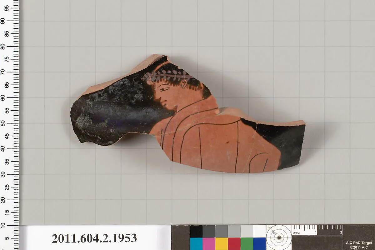 Terracotta fragment of a Nolan neck-amphora (jar) — Unknown