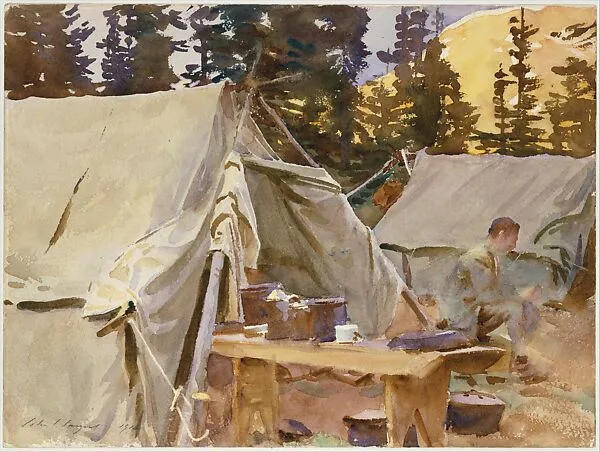 Camp at Lake O'Hara — John Singer Sargent