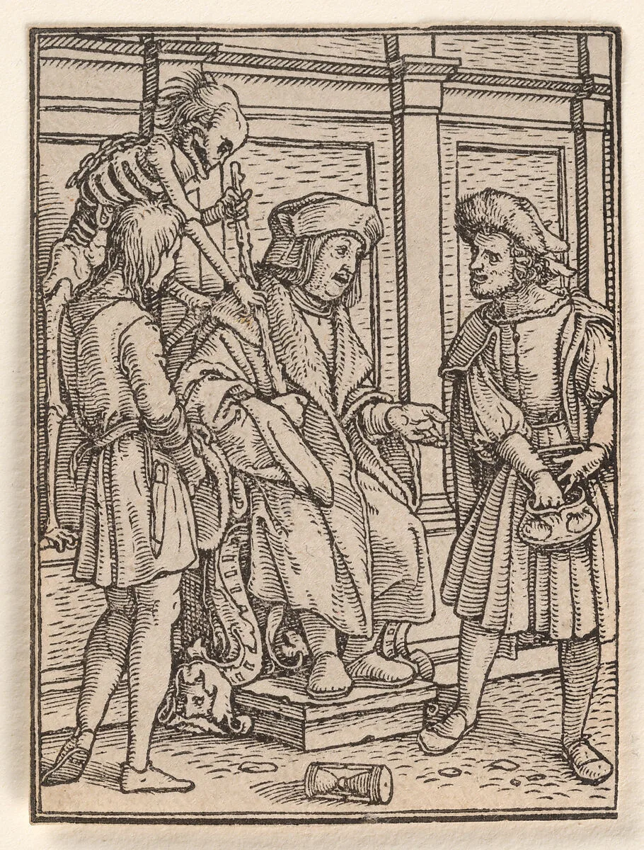 The Judge, from The Dance of Death — Hans Holbein the Younger|Hans Lützelburger