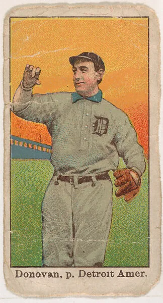 "Wild" Bill Donovan, Detroit, from Kotton Cigarettes Baseball Series, 1911-1916 — People's Tobacco Co., Ltd.