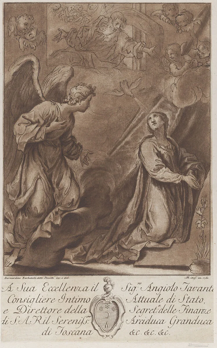 The Annunciation, after Poccetti — Bernardino Poccetti