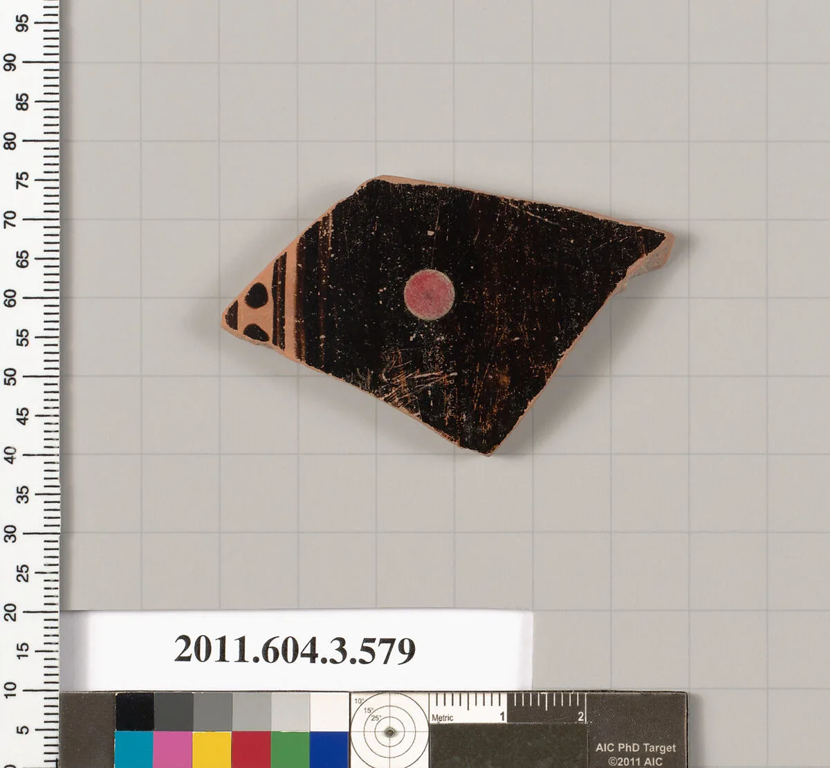 Terracotta fragment of a column-krater (bowl for mixing wine and water) — Unknown