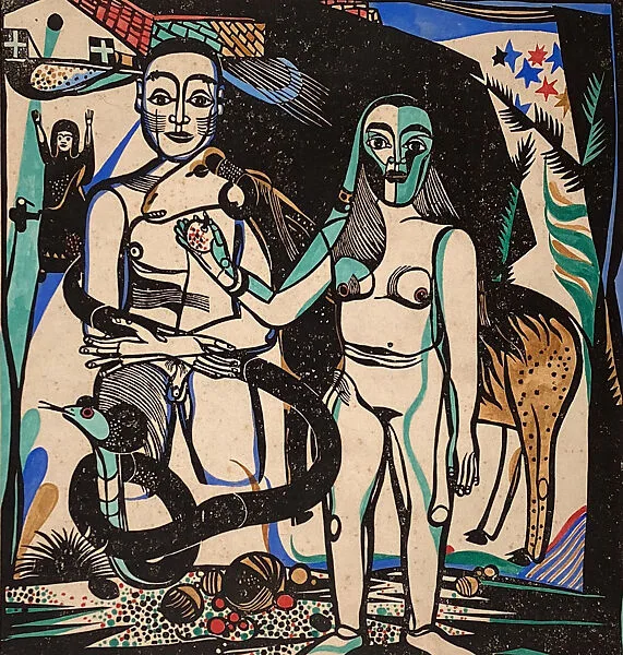 Adam and Eve — Heinrich Campendonk