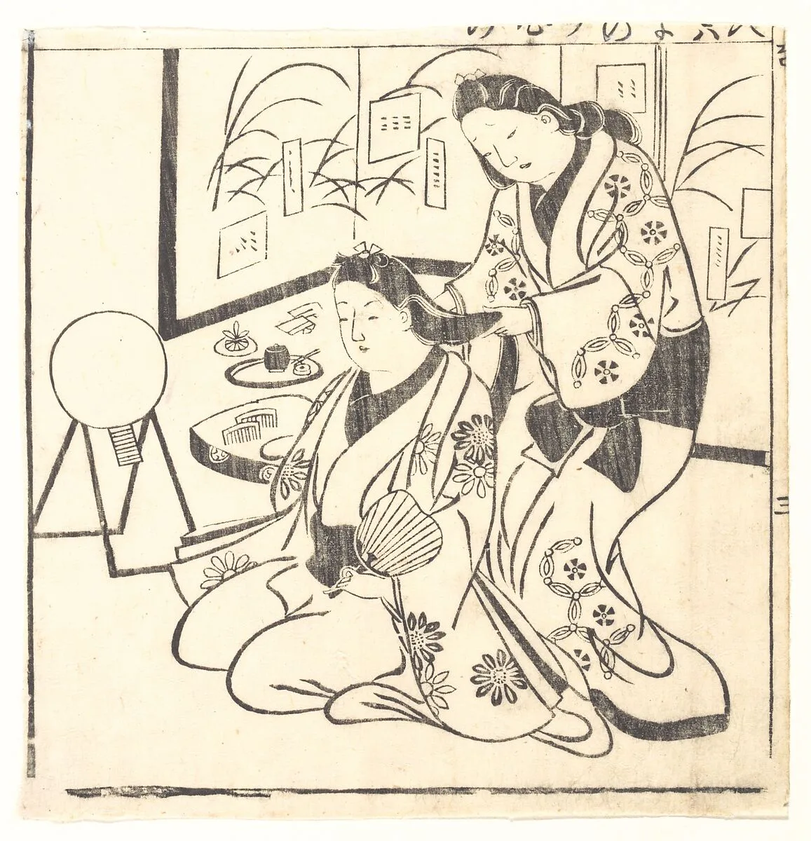 Untitled — Hishikawa Moronobu 菱川師宣