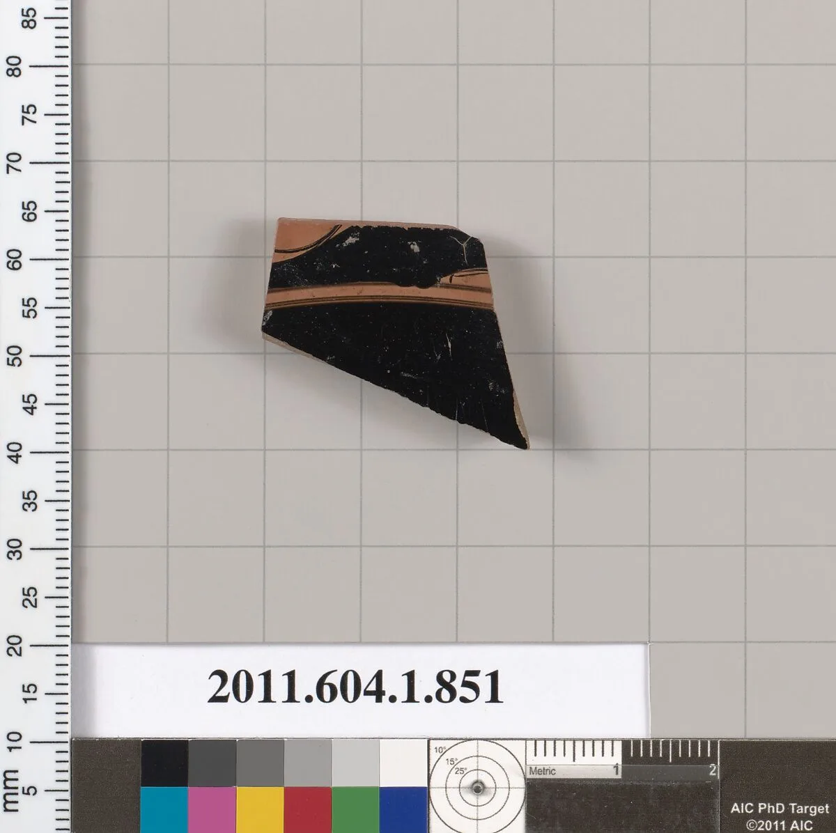 Terracotta fragment of a kylix (drinking cup) — Unknown