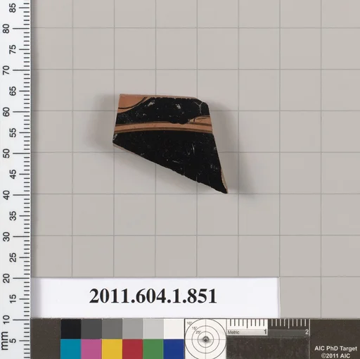 Terracotta fragment of a kylix (drinking cup)