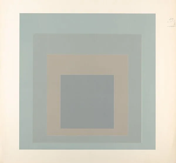 Proof for White Line Square series — Josef Albers|Gemini G.E.L.|Kenneth E. Tyler