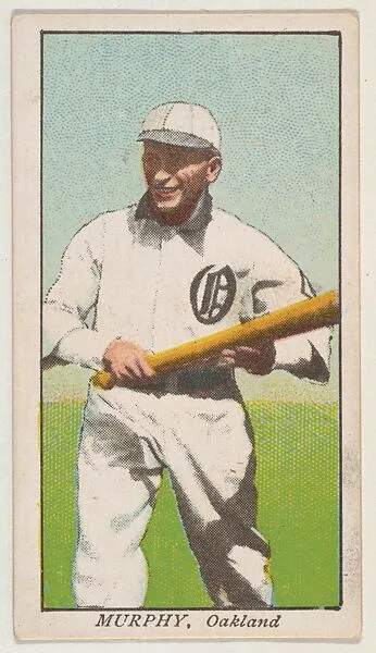 Murphy, Oakland, from the "Obak Baseball Players" set (T212), issued by the American Tobacco Company to promote Obak Mouthpiece Cigarettes — American Tobacco Company