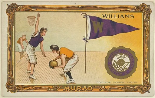 Williams College, version one, part of the College Series cabinet cards (T6)