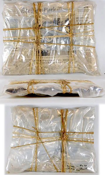 Wrapped Newspaper — Christo
