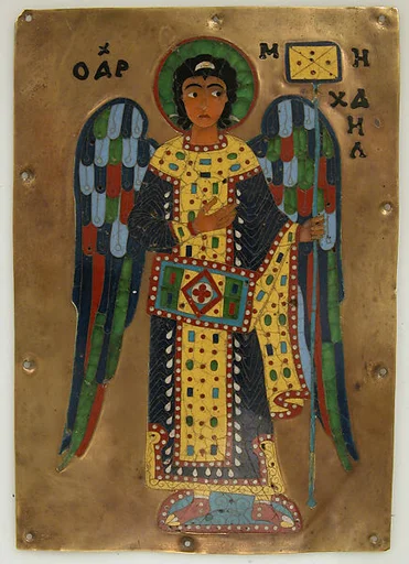 Plaque with Saint Michael