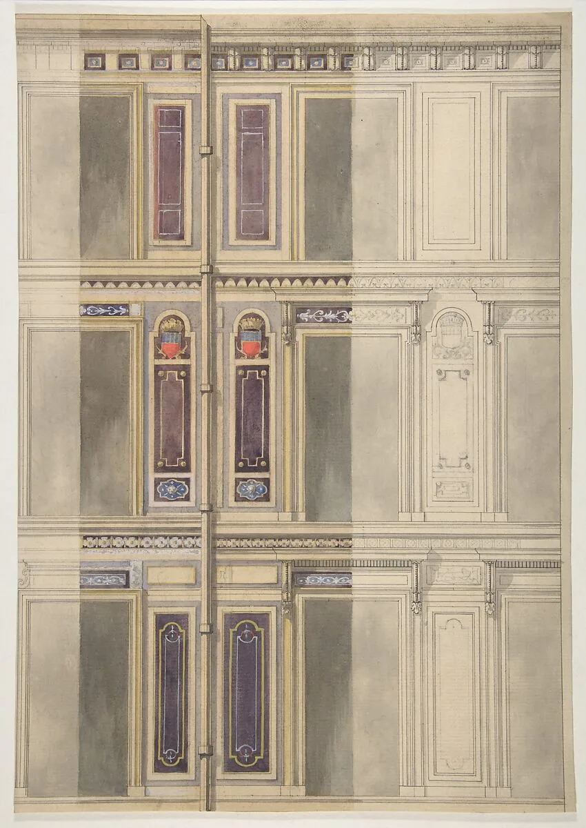 Designs for three windowed storeys — Jules-Edmond-Charles Lachaise|Eugène-Pierre Gourdet