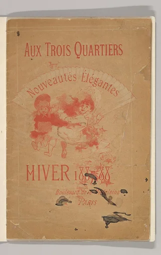 Aux Trois Quartiers, Nouveautés Élégantes, Hiver 1887–88