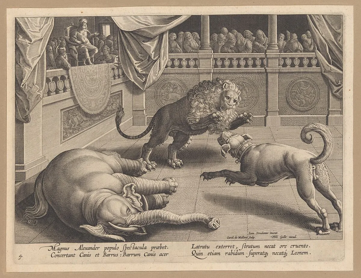 Venationes ferarum avium, piscium... — Jan Collaert I|Karel van Mallery|Cornelis Galle I|Jan van der Straet, called Stradanus