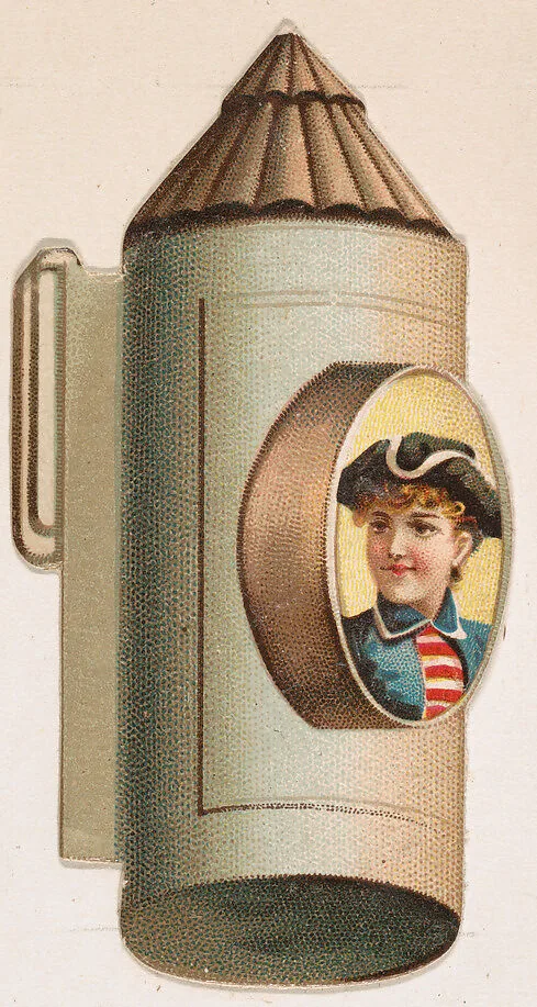 Lantern, from the Novelties series (N228, Type 3) issued by Kinney Bros. — Kinney Brothers Tobacco Company