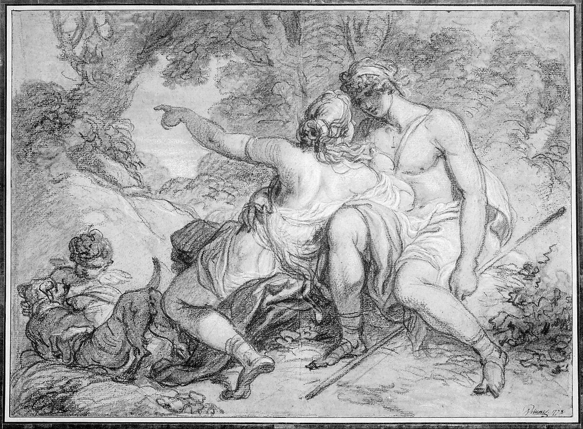 Venus and Adonis — François André Vincent