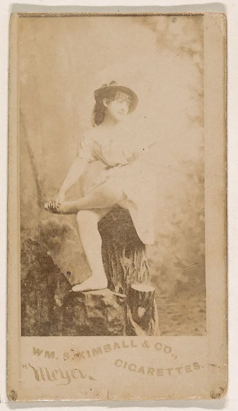 Miss Meyer, from the Actresses series (N203) issued by Wm. S. Kimball & Co. — William S. Kimball & Company
