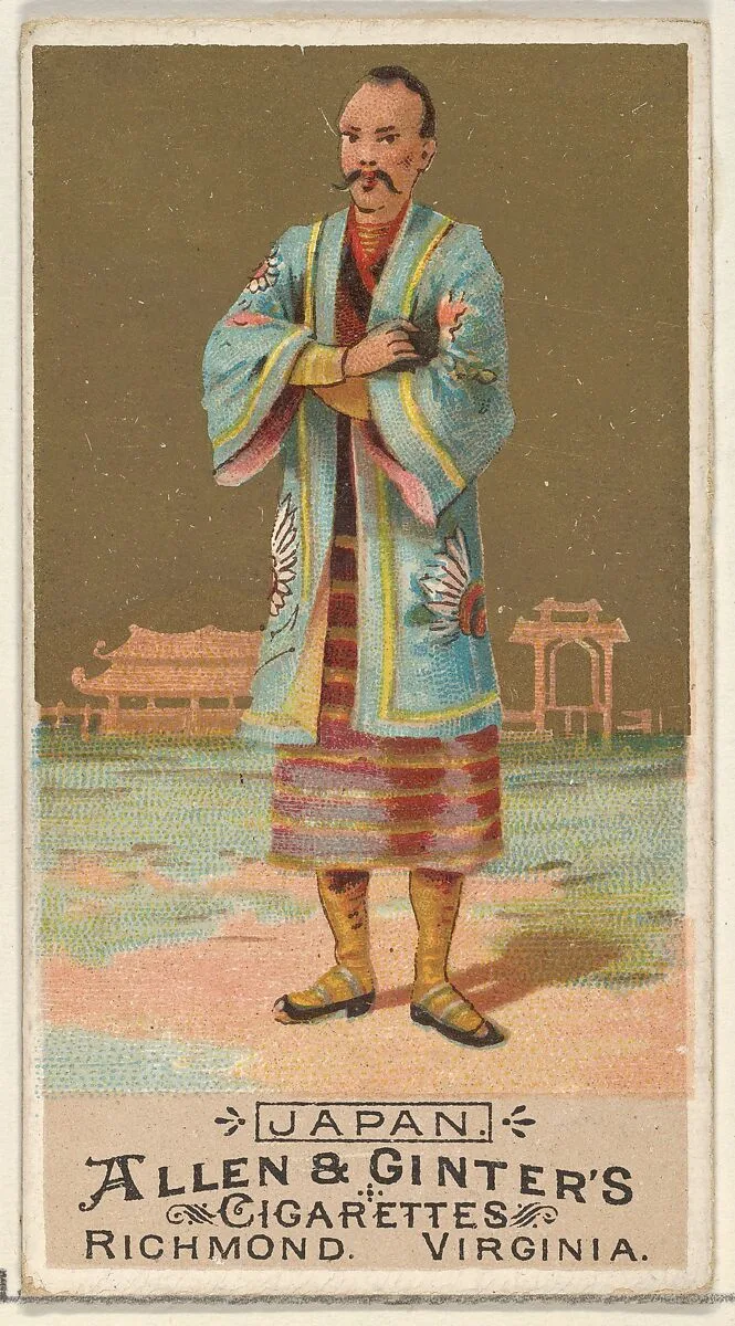 Japan, from the Natives in Costume series (N16) for Allen & Ginter Cigarettes Brands — Allen & Ginter