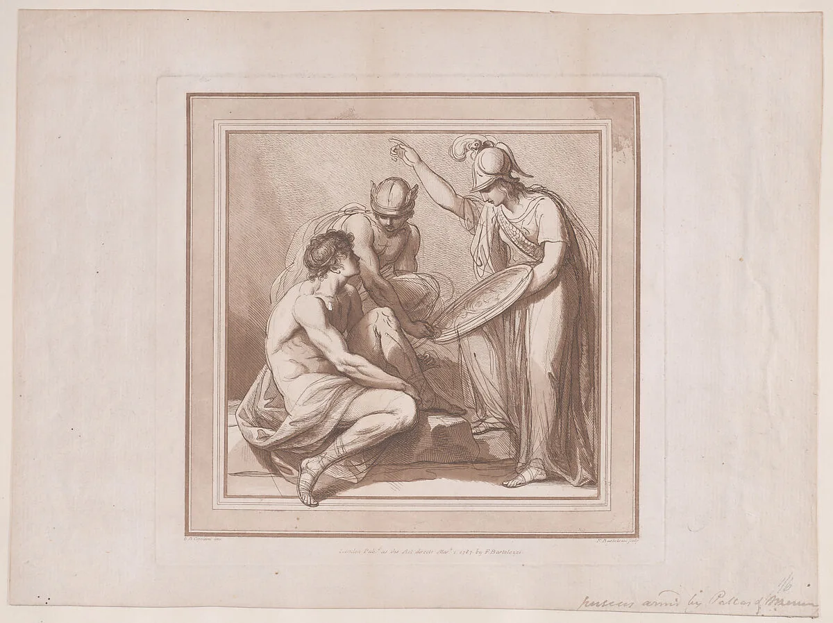 Minerva and Mercury — Domenico Marchetti|Giovanni Battista Cipriani|Francesco Bartolozzi