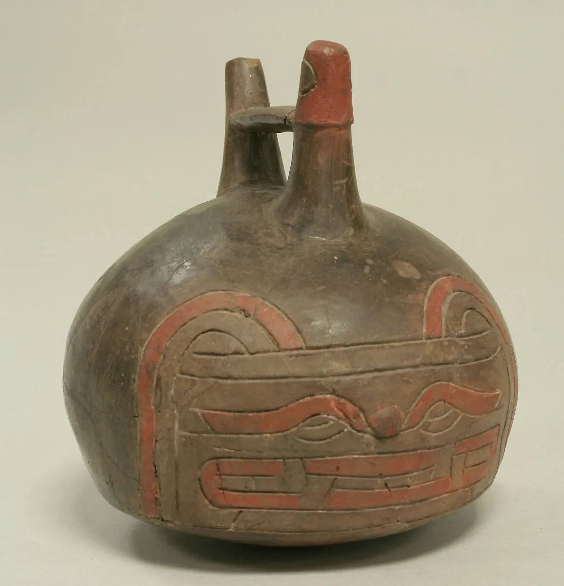 Bottle, Feline Face — Unknown