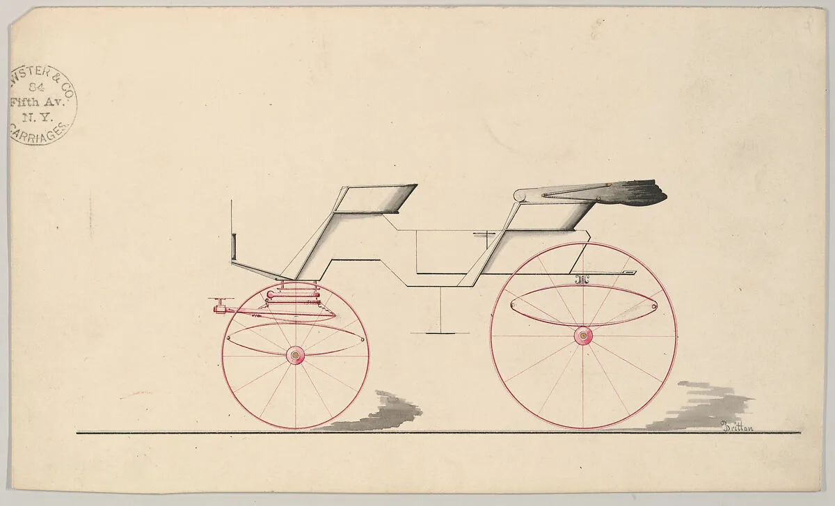 Design for Phaeton (unnumbered) — Brewster & Co.|Britton