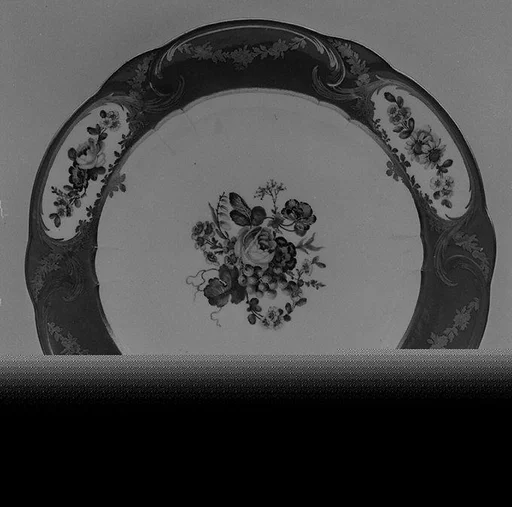 Plate (Assiette à palmes) (1 of 102) (part of a service)