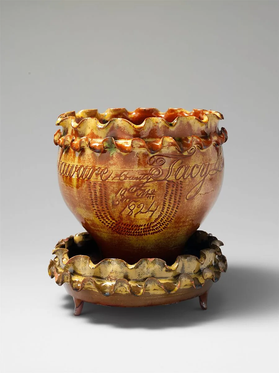 Flowerpot and stand — James Pottery