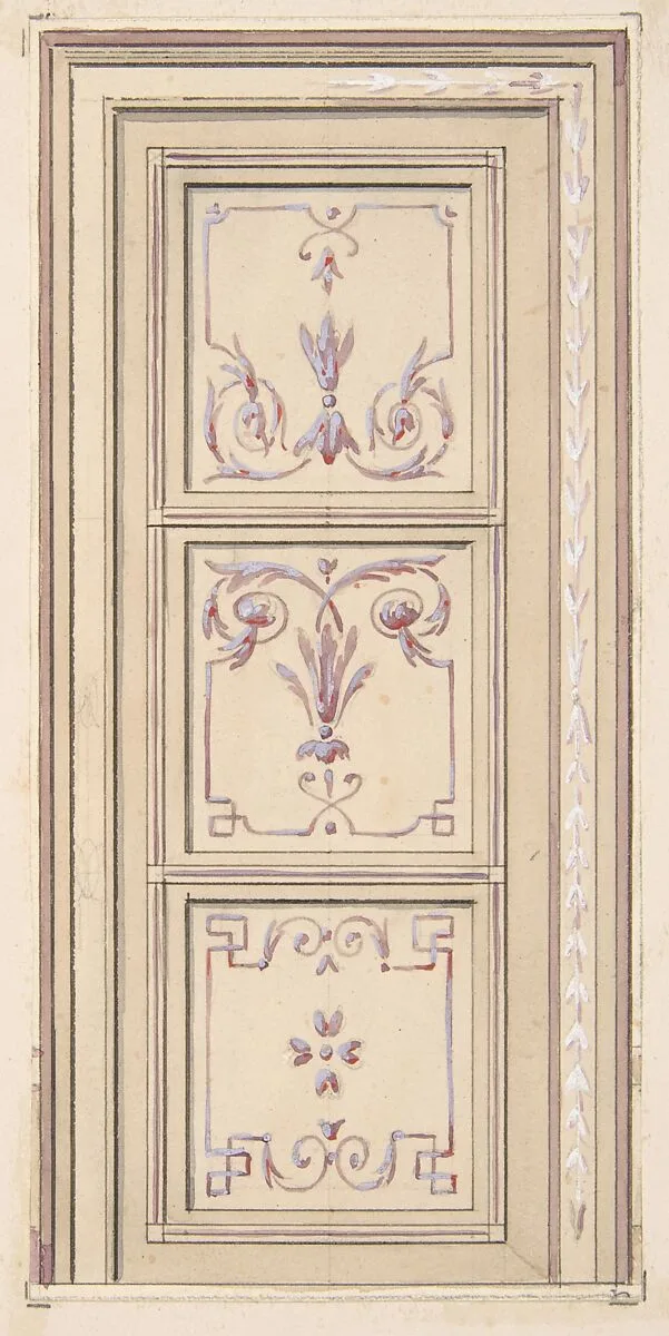 Design for a ceiling — Jules-Edmond-Charles Lachaise|Eugène-Pierre Gourdet