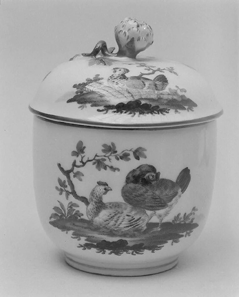 Bowl with cover — Royal Porcelain Manufactory, Berlin