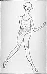 Nude Model With Hat