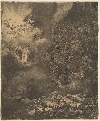 The Angel Appearing to the Shepherds