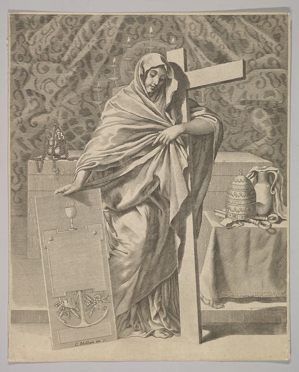 Personification of Faith — Claude Mellan