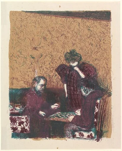 The Game of Checkers, from the series "Landscapes and Interiors"