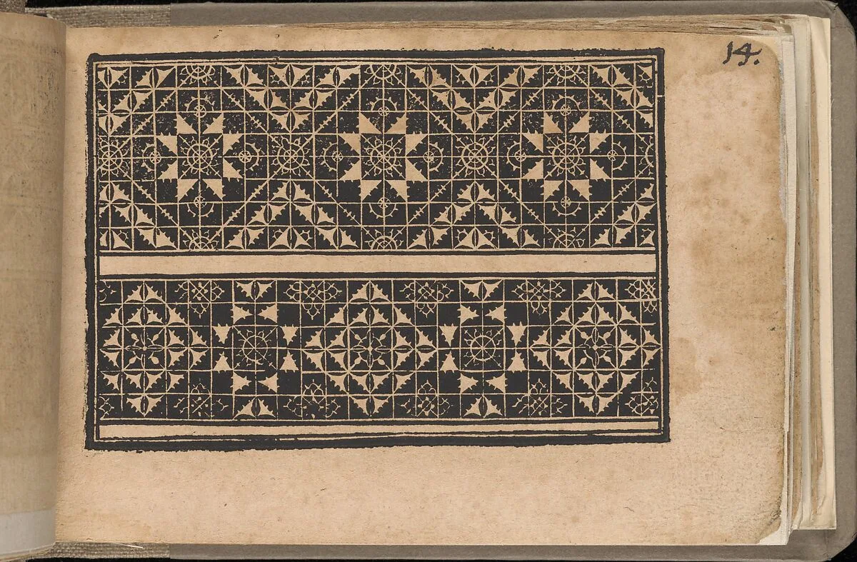Schön newes Modelbuch (Page 14r) — Sigismundus Latomus