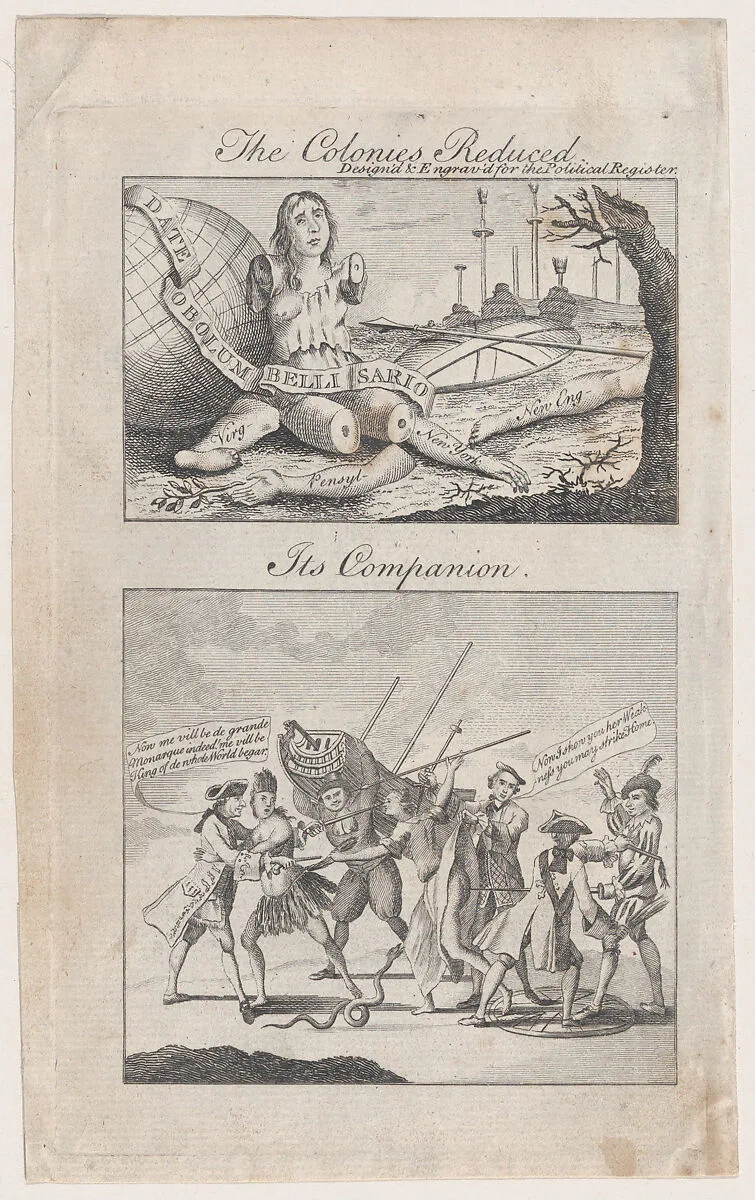 The Colonies Reduced; Its Companion — Anonymous, British, 18th century