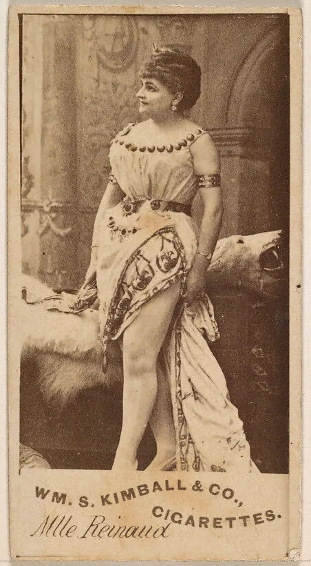 Mlle. Reinaud, from the Actresses series (N203) issued by Wm. S. Kimball & Co. — William S. Kimball & Company