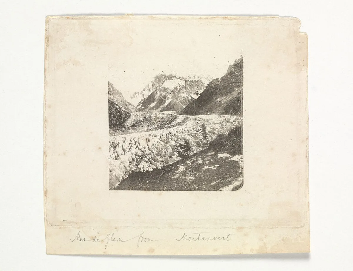 Mer de Glace from Montanvert — William Henry Fox Talbot